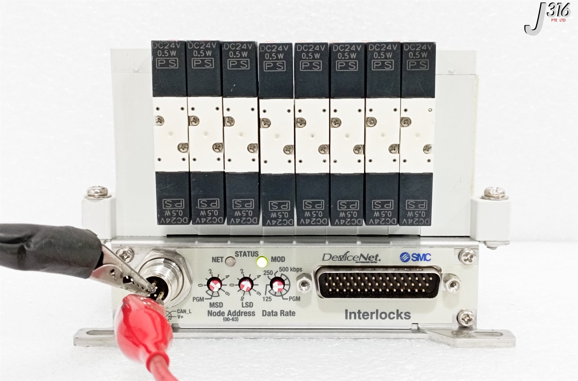 専用ページ⑦ 33495 SMC 8-SLOT PENUMATIC MANIFOLD, 0190-39554 W/ EX160-SDN2